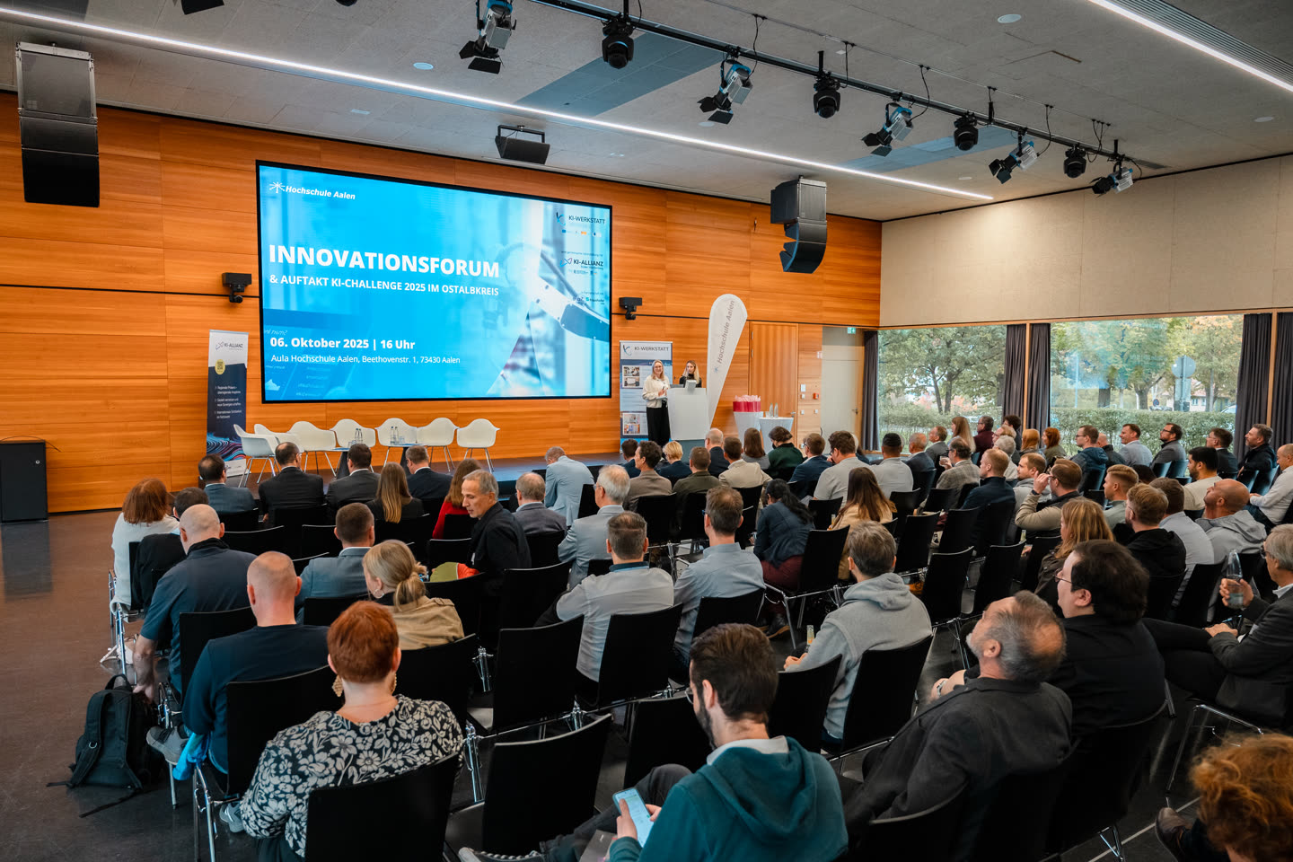 Voller Saal beim Innovationsforum der Hochschule Aalen